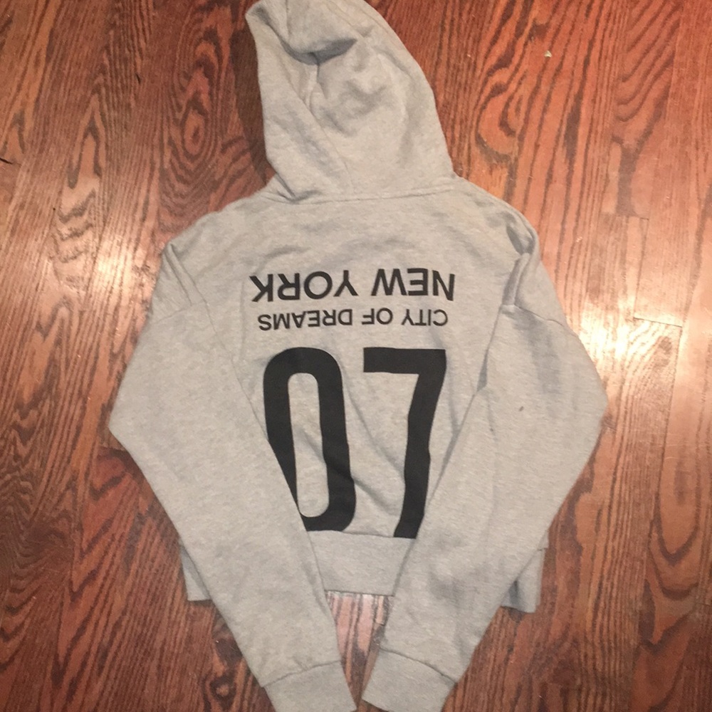 F21 Grey hoodie